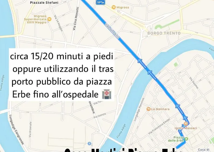 Lägenhet Casa Martini Piazza Erbe Verona