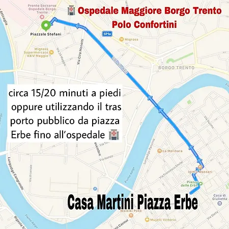 アパート Casa Martini Piazza Erbe ヴェローナ